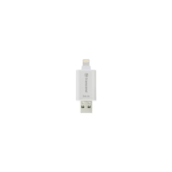 Pendrive TRANSCEND 64GB JetDriveGo, Lightning - USB 3.1. para Iphone/Ipad, Plateado - Imagen 2