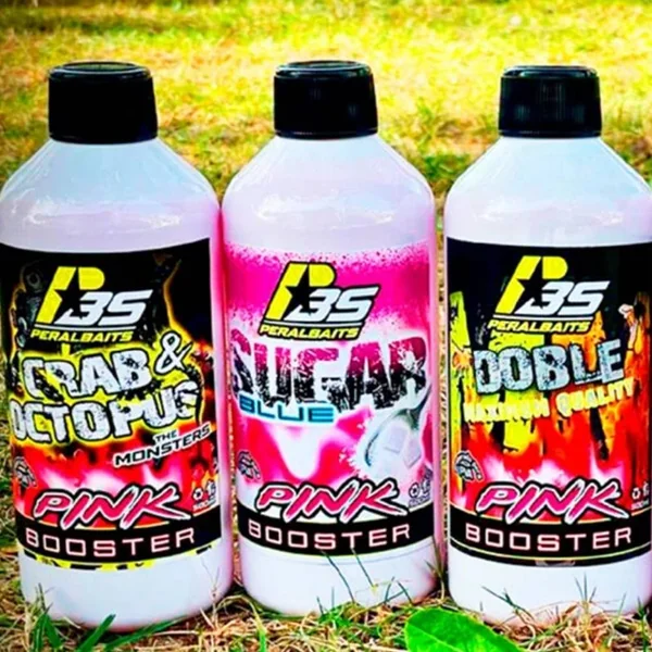 PERALBAITS BOOSTER PINK TODOS LOS SABORES - Arapaima Fishing