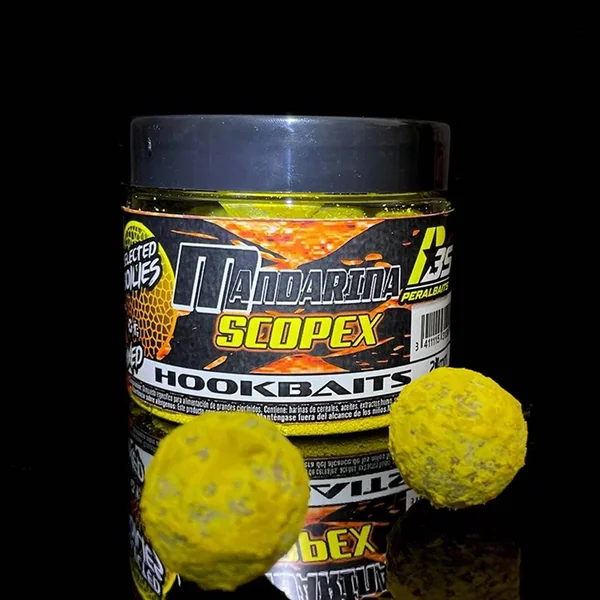 PERALBAITS HOOKBAITS 20 mm MANDARINA SCOPEX - Arapaima Fishing
