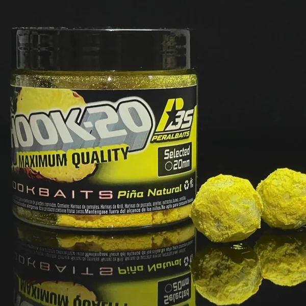 PERALBAITS HOOKBAITS 20 mm PIÑA NATURAL - Arapaima Fishing