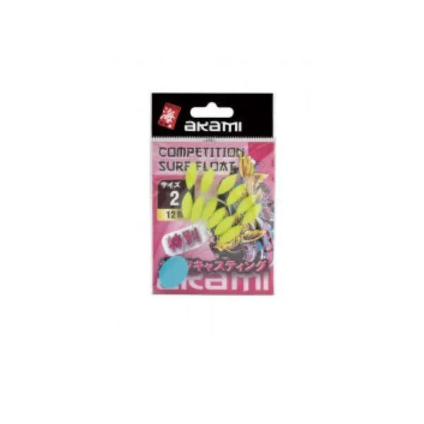 Perla Flotane Akami Competition Surf Float Yellow - Monty pesca