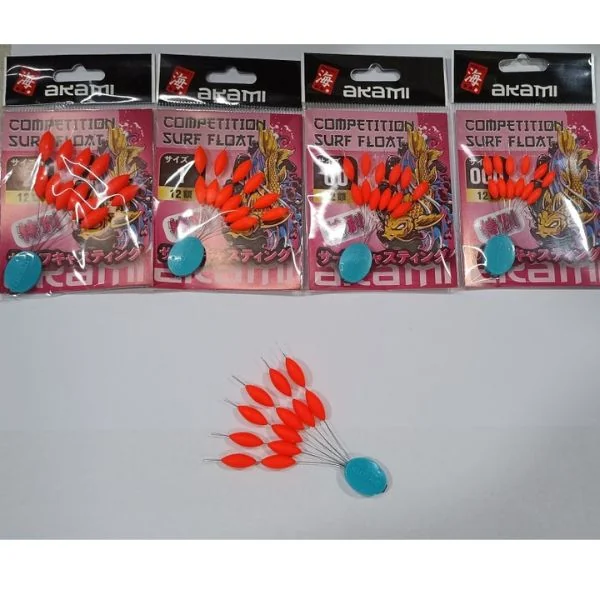 Perla Flotante Akami Competition Surf Float Red - Monty pesca