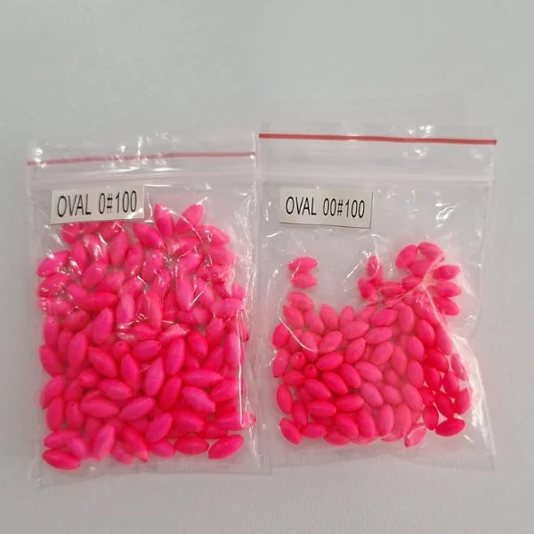 Perla Pasante Rosa 100 Unidades - Monty pesca