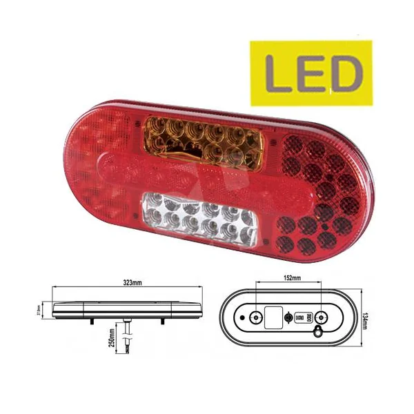 PILOTO TRASERO LED OVAL DCHO - Imagen 4