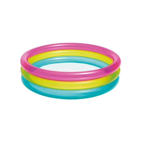 PISCINA BEBE ARCO IRIS D86X25 CM / EDAD 1-3