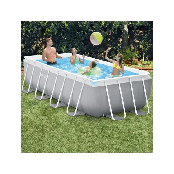 Piscina desmontable Prism Frame rectangular 4 metros con depuradora - Imagen 2
