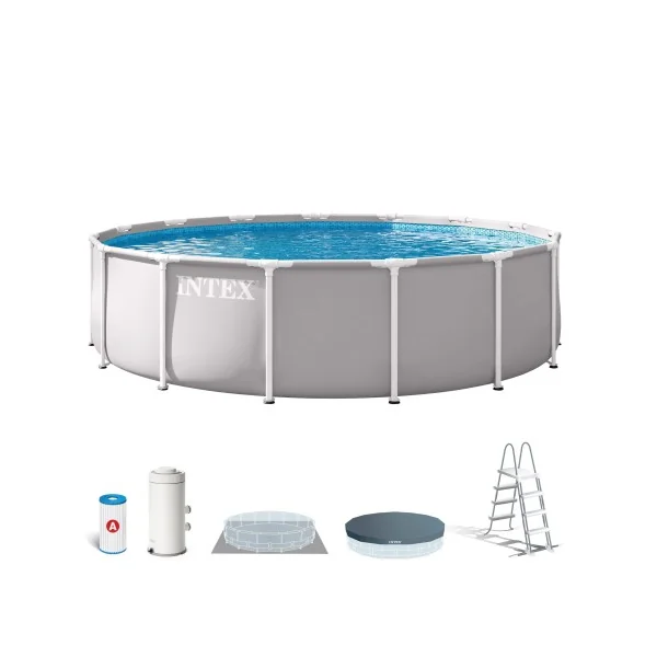 Piscina desmontable redonda Prism Frame 4,5 metros con depuradora