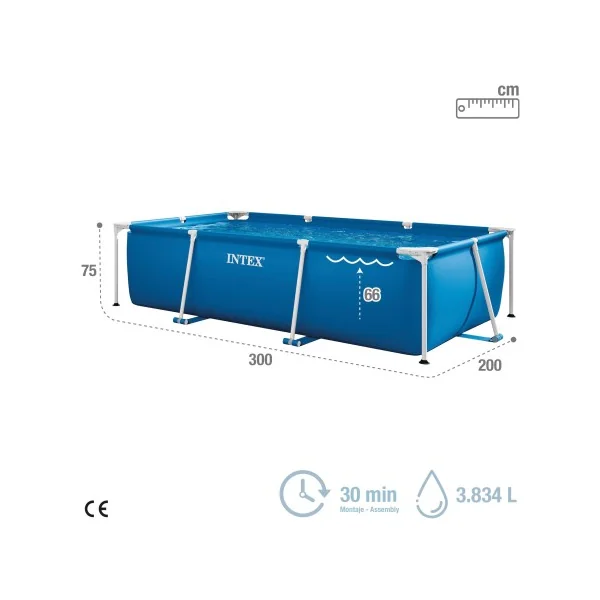Piscina desmontables INTEX Small Frame 3 metros - Imagen 4