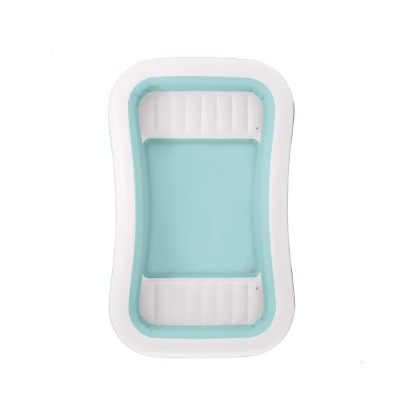 Piscina hinchable infantil rectangular 264x165x56 cm - Imagen 7