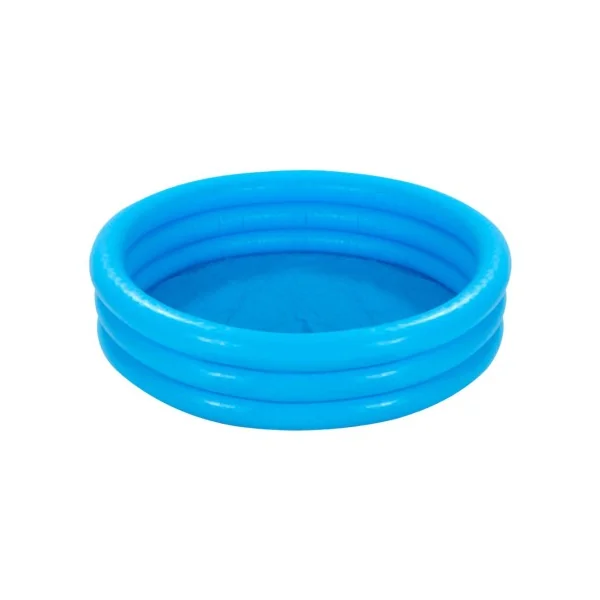 PISCINA HINCHABLE INTEX 3 AROS AZUL 168X38 CM - 481 LITROS