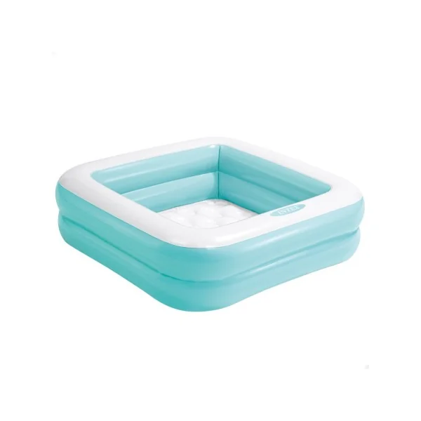 PISCINA HINCHABLE INTEX CUADRADA INFANTIL 85X85X23 CM - 2/S