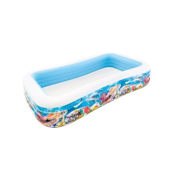 Piscina hinchable INTEX infantil tropical rectangular
