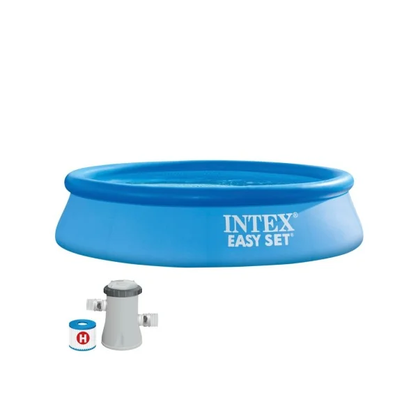 Piscina hinchable redonda INTEX Easy Set 2,4 metros + depuradora