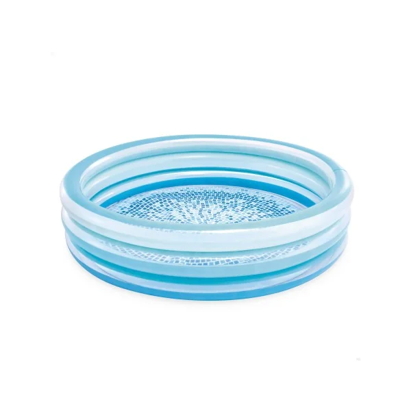 Piscina infantil hinchable Blue Biss con suelo estampado