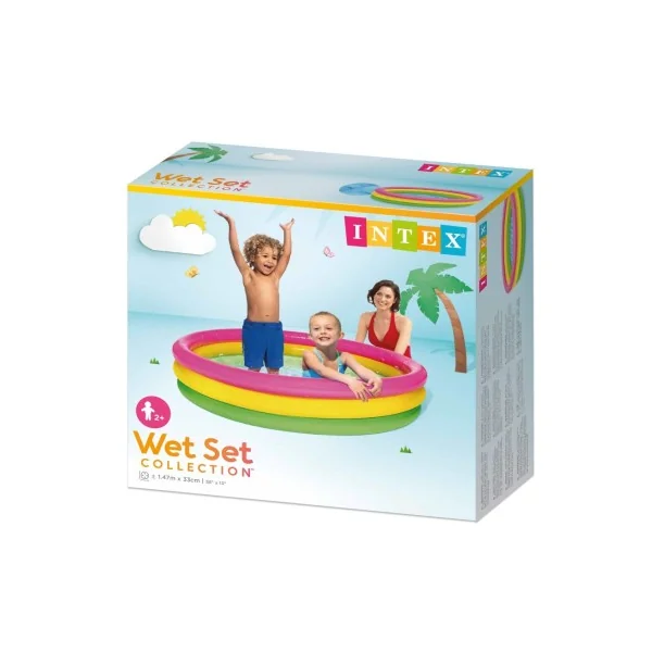 PISCINA INFLAVEL 3 ANÉIS SUNSET 147X33CM - Imagen 2