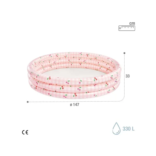 Piscina inflável Cherry de 330 litros - Imagen 4