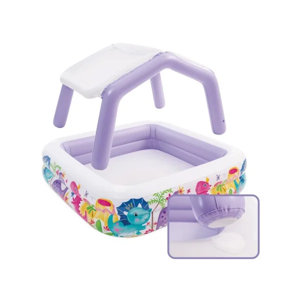 Piscina inflável INTEX com toldo removível - Imagen 4