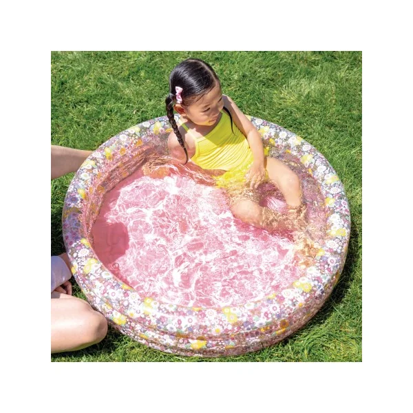 Piscina inflável Sweet Blossom com piso acolchoado - Imagen 2