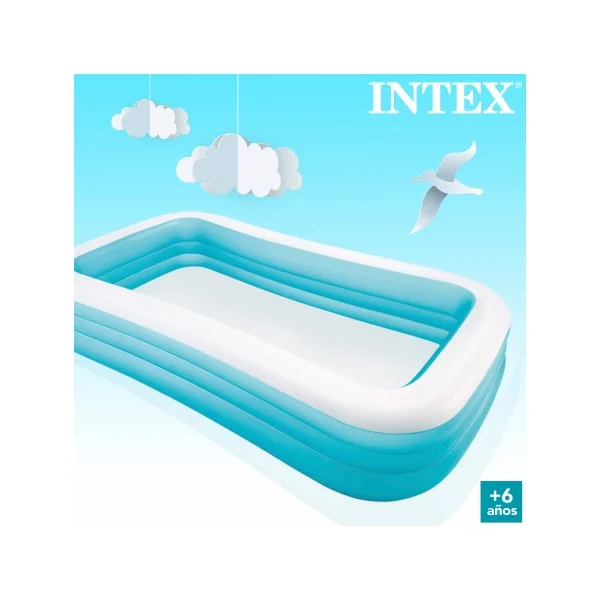 Piscina insuflável Intex retangular 305x183x56 cm - Imagen 5