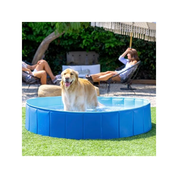 Piscina plegable circular para perros - Imagen 2