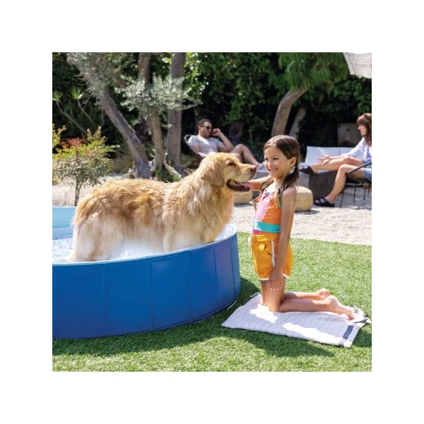 Piscina plegable circular para perros - Imagen 7