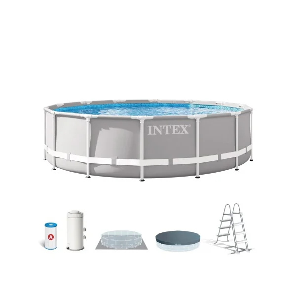 Piscina redonda Prism Frame INTEX 4,3 metros con depuradora