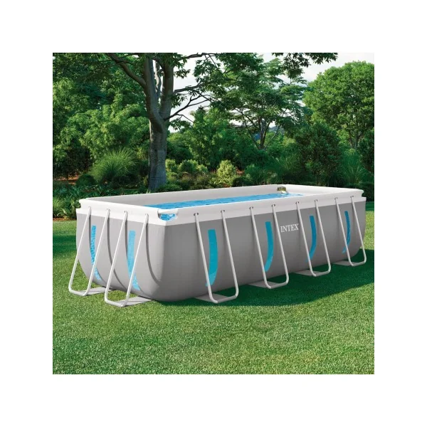 Piscina retangular elevada Prism Frame Clearview de 4 metros com bomba de filtro - Imagen 2