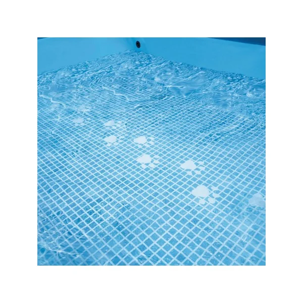 Piscina retangular removível para cães com bomba de filtro e rampa - Imagen 8