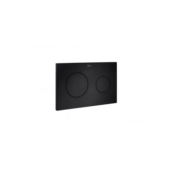 Placa de accionamiento PL10 DUAL negro mate roca.
