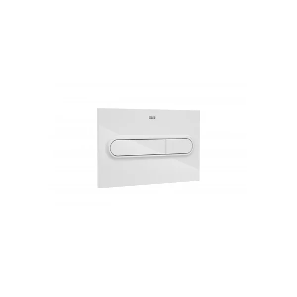 Placa de accionamiento PL1 DUAL blanco roca.
