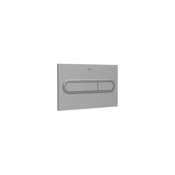 Placa de accionamiento PL1 DUAL lacado gris roca.