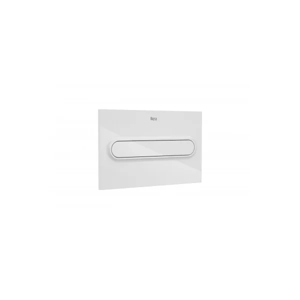 Placa de accionamiento PL1 SINGLE blanco roca.