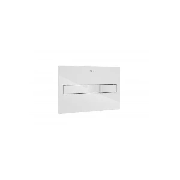 Placa de accionamiento PL2 DUAL blanco roca.