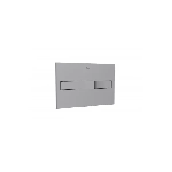 Placa de accionamiento PL2 DUAL lacado gris roca.