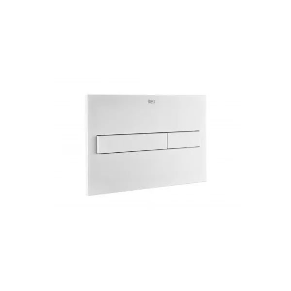 Placa de accionamiento PL7 DUAL blanco mate roca.