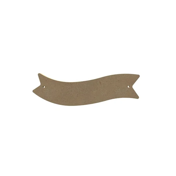 Placa de puerta de madera MDF - 22 x 6 cm