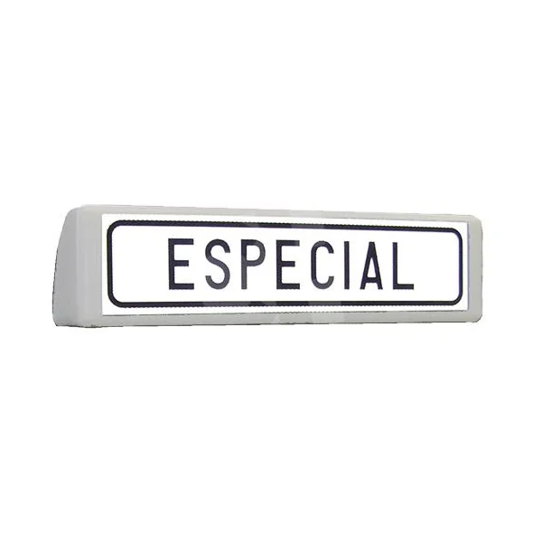 PLACA TRANSPORTE ESPECIAL V-21