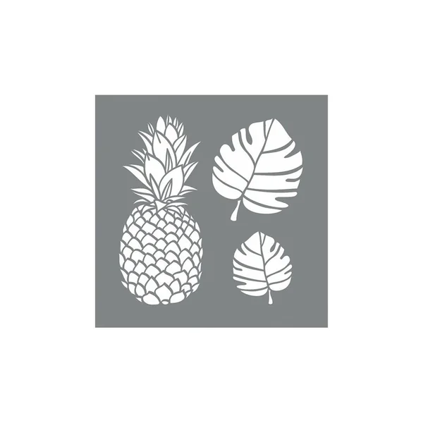 Plantilla tropical - 2 placas