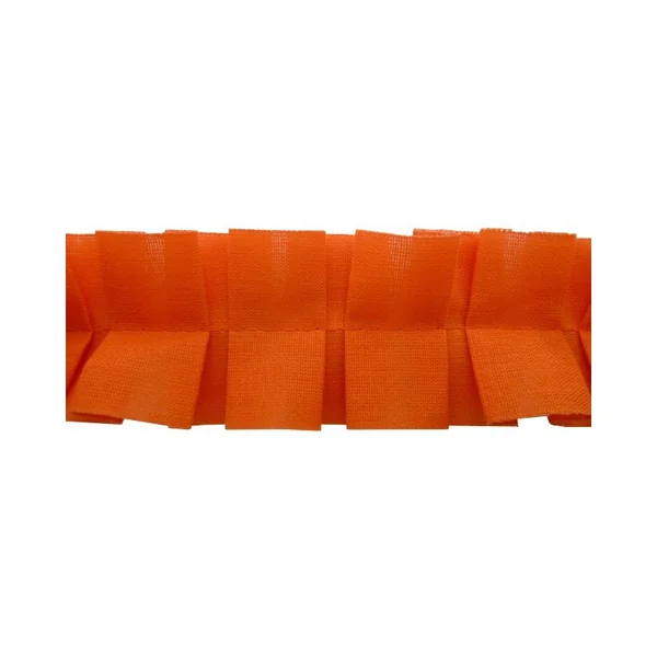 Plisado tablas naranja 4 cm
