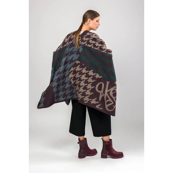 Poncho azul y morado - Imagen 3