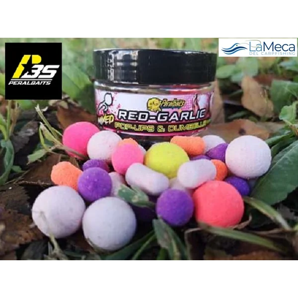 POP UP & DUMBELL RED GARLIC PERALBAITS