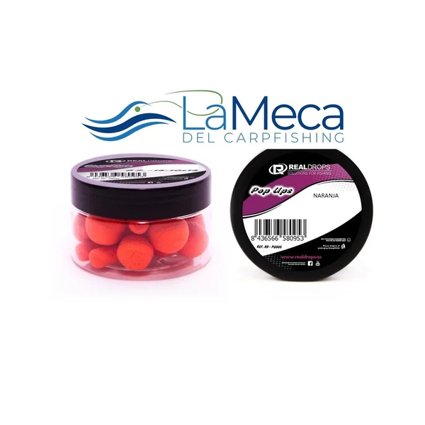 POP UP NARANJA 15MM REAL DROPS
