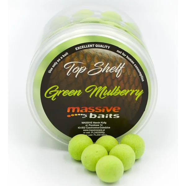 POP UPS GREEN MULBERRY 14MM 200ML MASSIVE BAITS