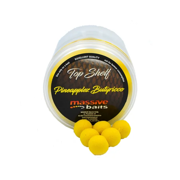 POP UPS PINEAPPLE BUTYRICCO 14MM 200ML MASSIVE BAITS