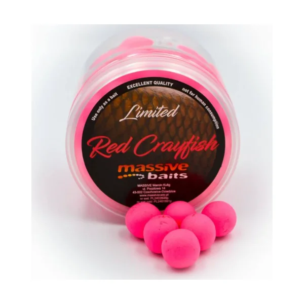 POP UPS RED CRAYFISH 14MM 200ML MASSIVE BAITS
