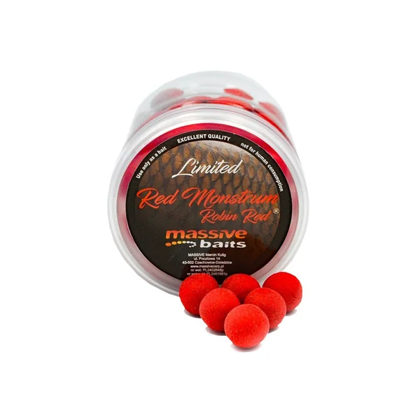 POP UPS RED MOSTRUM ROBIN RED 14MM 200ML MASSIVE BAITS