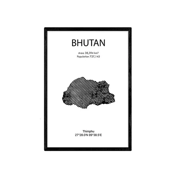 Poster NACNIC de Bhutan (A3)