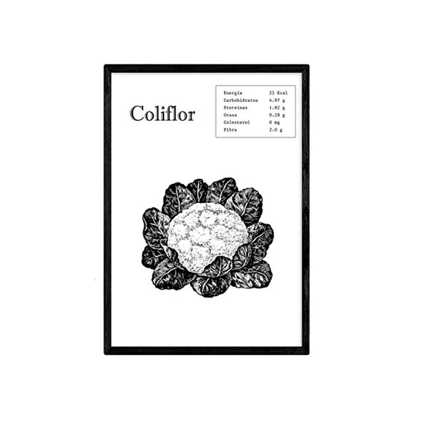Poster NACNIC de Coliflor (A3)