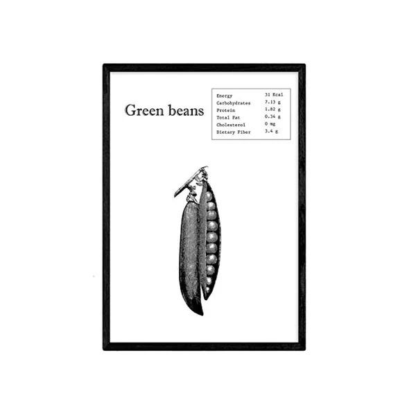 Poster NACNIC de Green beans (A3)