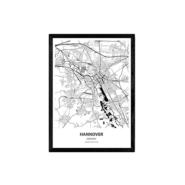Poster NACNIC Mapa de Hannover (A4)